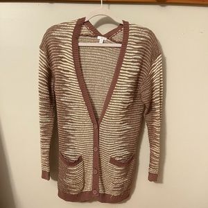 BP Brown Multicolor Cardigan